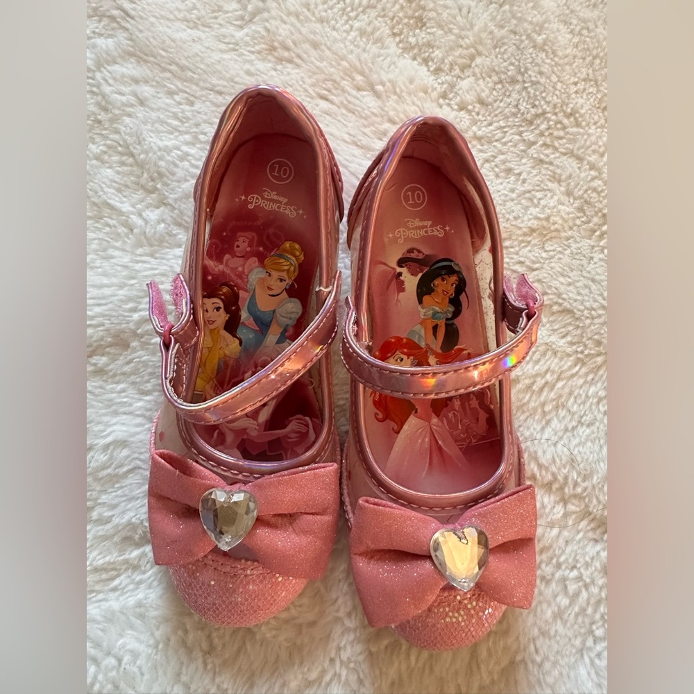 Disney Pink Glitter Princess Dress Shoes